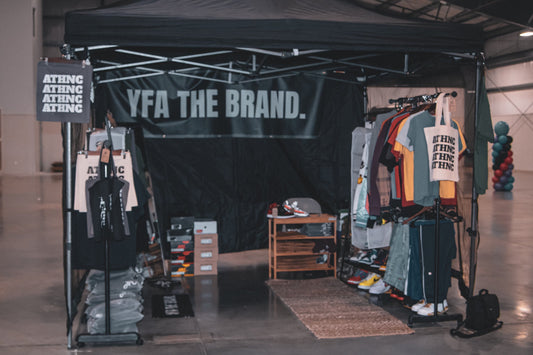 This was our very first tent set up